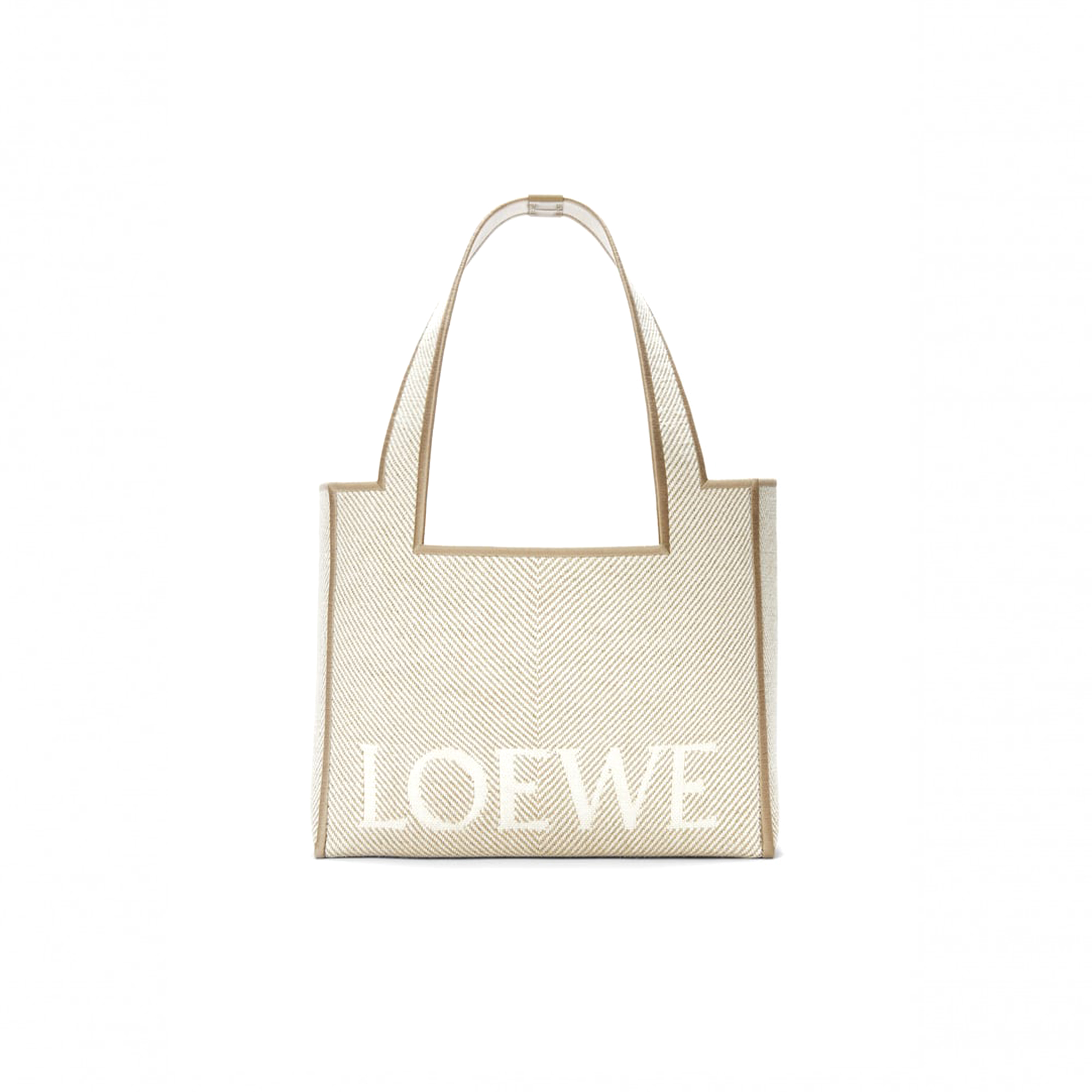 LOEWE MEDIUM LOEWE FONT TOTE IN JACQUARD CANVAS ALF1B61X11-2370 (30*25.5*15cm) LOEWE MEDIUM LOEWE FONT TOTE IN JACQUARD CANVAS ALF1B61X11-2370 (30*25.5*15cm)